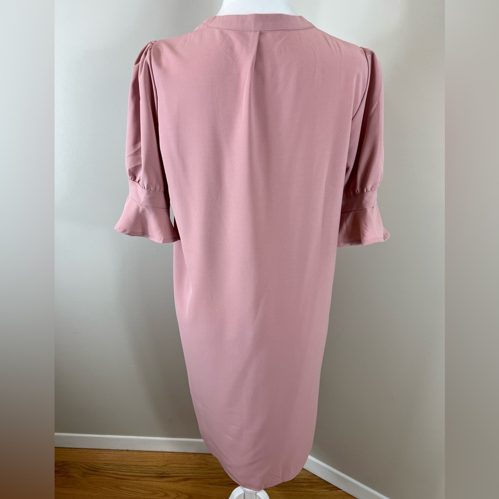 Elegant Pink Women's Dress Medium - Picture 6 of 9